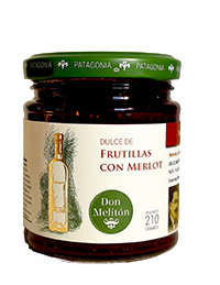Dulce de Frutillas con Merlot