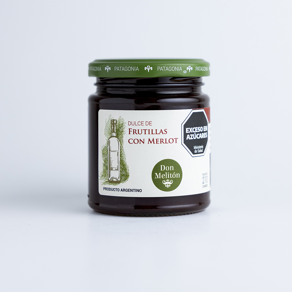 Dulce de Frutillas con Merlot