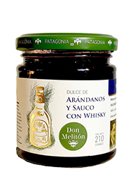 Dulce de Arándanos y Sauco con Whisky